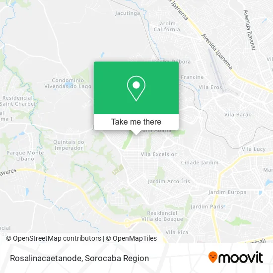 Rosalinacaetanode map