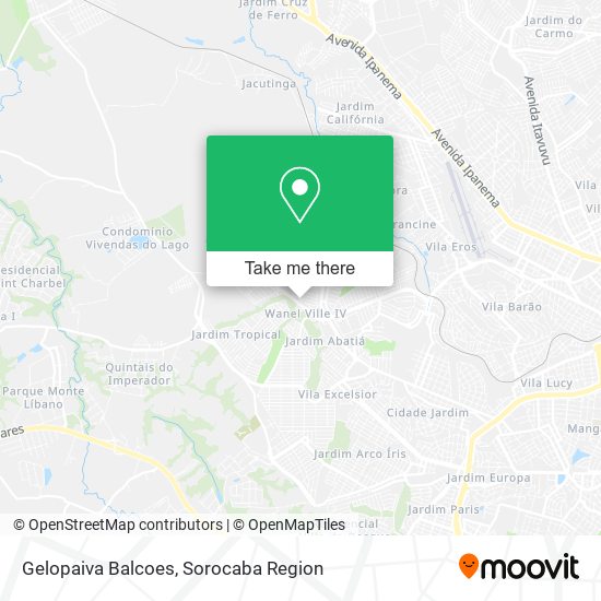 Gelopaiva Balcoes map