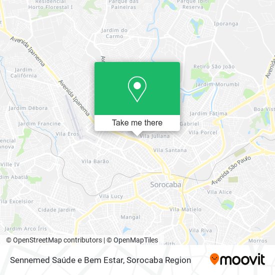 Sennemed Saúde e Bem Estar map