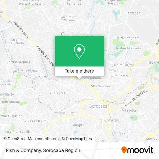 Fish & Company map