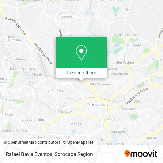 Rafael Bavia Eventos map