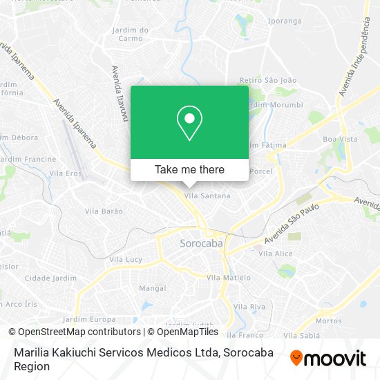 Marilia Kakiuchi Servicos Medicos Ltda map