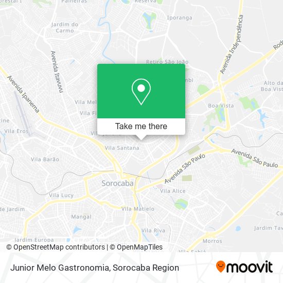 Junior Melo Gastronomia map