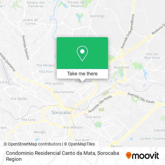 Condominio Residencial Canto da Mata map