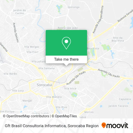 Gft Brasil Consultoria Informatica map