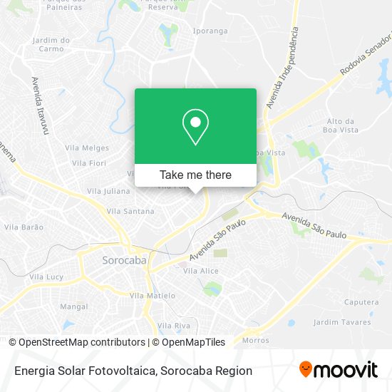 Energia Solar Fotovoltaica map
