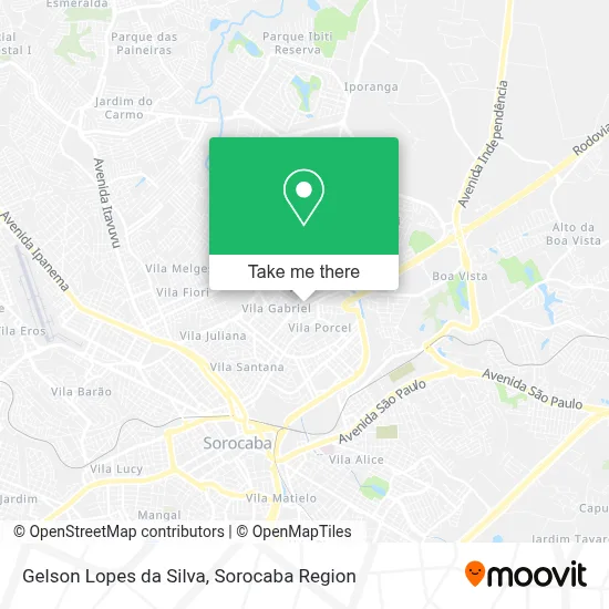 Gelson Lopes da Silva map