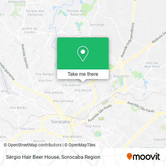 Sérgio Hair Beer House map