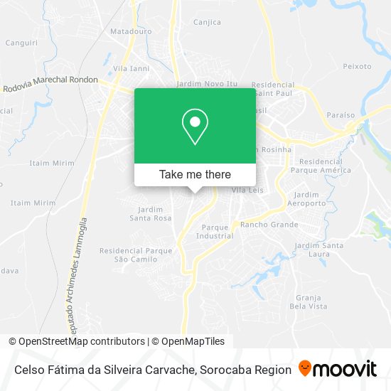 Celso Fátima da Silveira Carvache map
