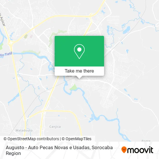 Mapa Augusto - Auto Pecas Novas e Usadas