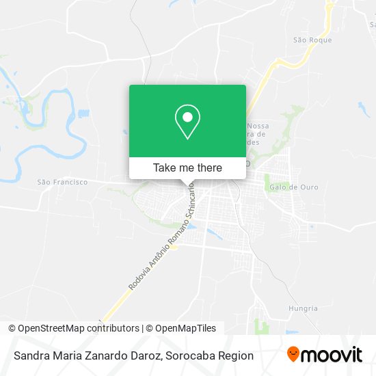 Sandra Maria Zanardo Daroz map
