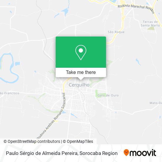 Paulo Sérgio de Almeida Pereira map