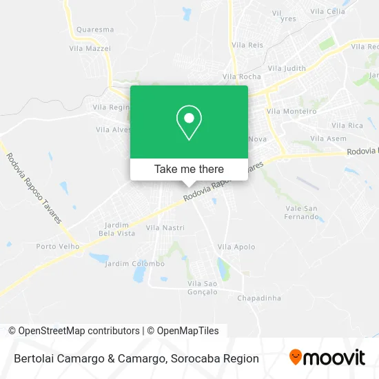Bertolai Camargo & Camargo map