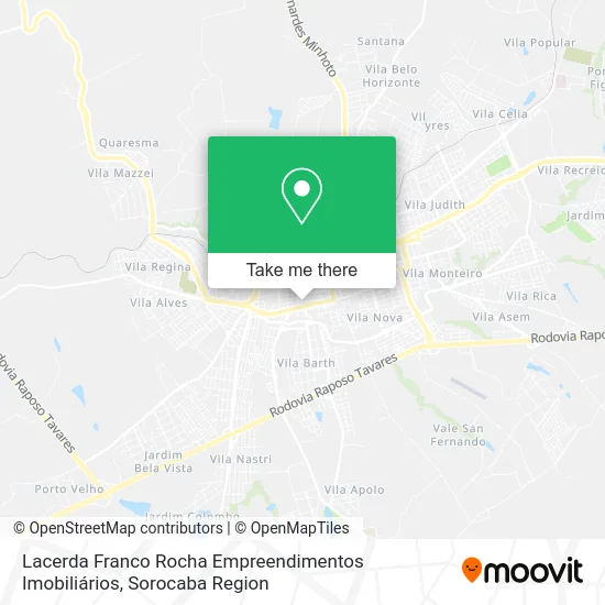 Lacerda Franco Rocha Empreendimentos Imobiliários map