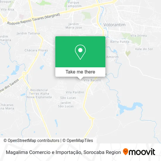 Magalima Comercio e Importação map