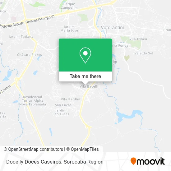 Docelly Doces Caseiros map