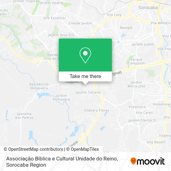 Associação Biblica e Cultural Unidade do Reino map