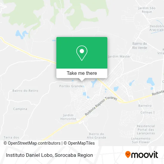 Instituto Daniel Lobo map