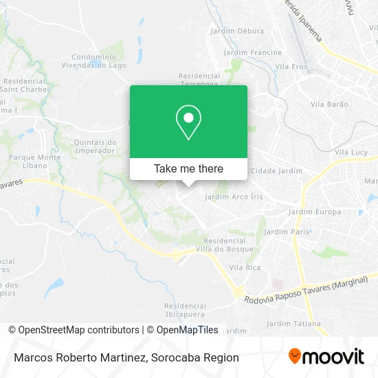 Marcos Roberto Martinez map