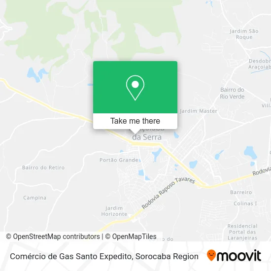 Comércio de Gas Santo Expedito map