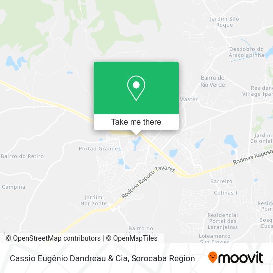 Cassio Eugênio Dandreau & Cia map