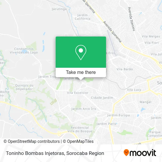 Toninho Bombas Injetoras map