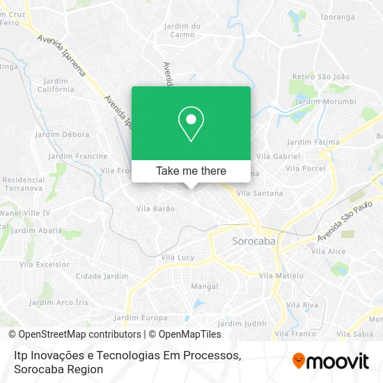 Itp Inovações e Tecnologias Em Processos map