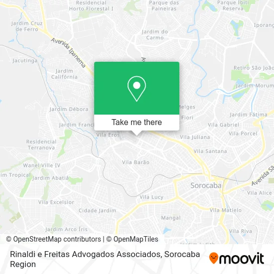 Rinaldi e Freitas Advogados Associados map