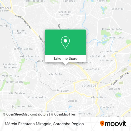 Márcia Escatena Miragaia map