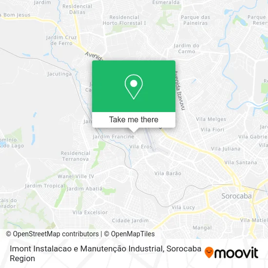 Imont Instalacao e Manutenção Industrial map