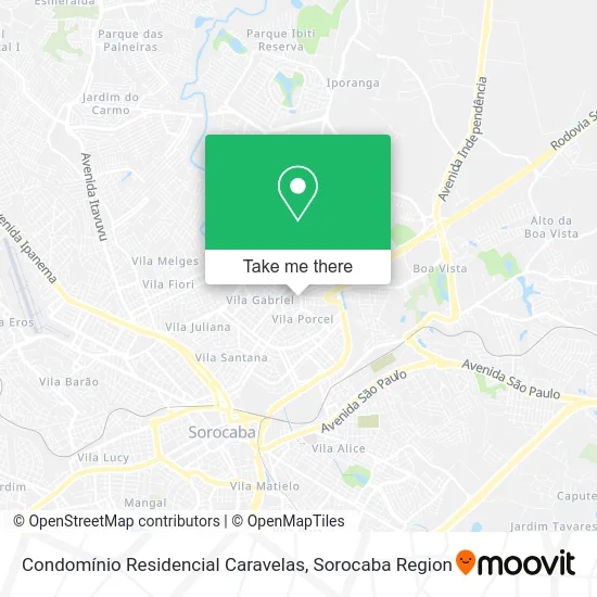Condomínio Residencial Caravelas map