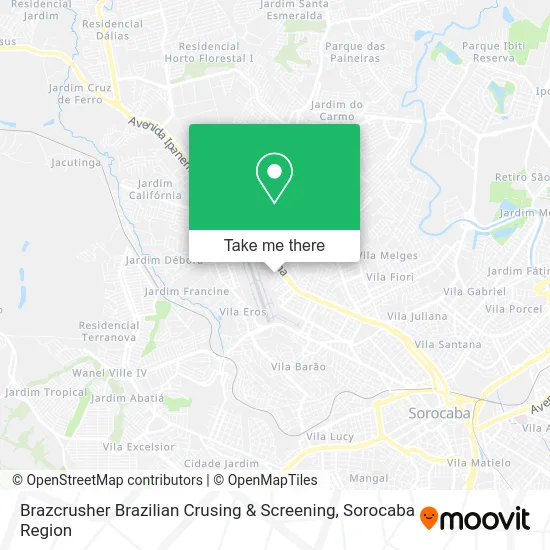 Brazcrusher Brazilian Crusing & Screening map