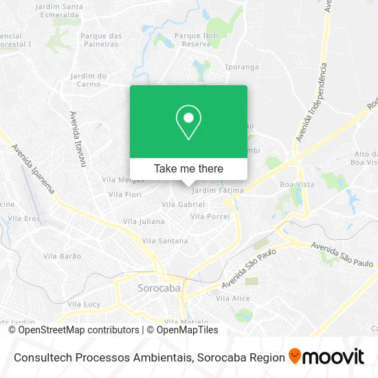 Consultech Processos Ambientais map