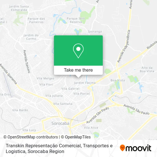 Transkin Representação Comercial, Transportes e Logistica map