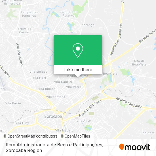 Rcm Administradora de Bens e Participações map