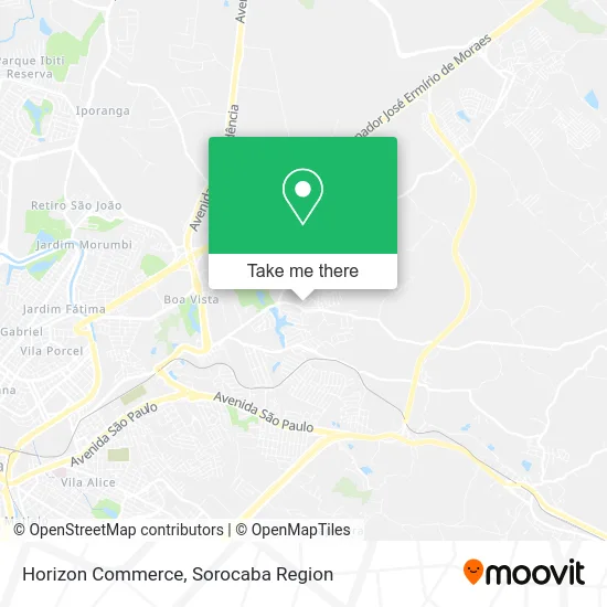 Horizon Commerce map