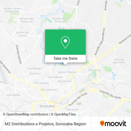 M2 Distribuidora e Projetos map