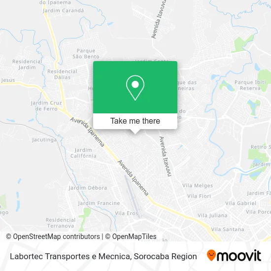 Labortec Transportes e Mecnica map