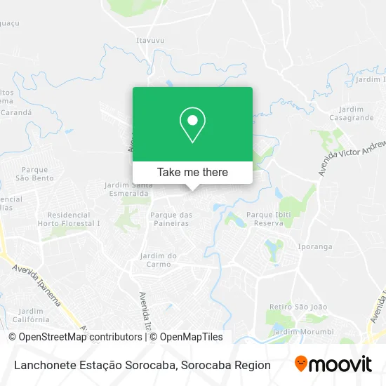 Lanchonete Estação Sorocaba map