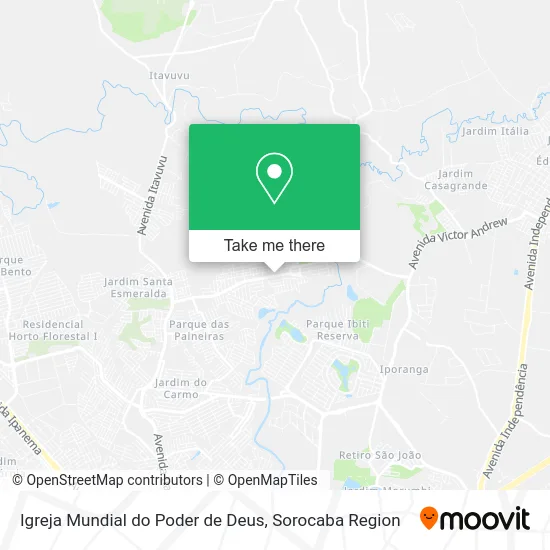 Igreja Mundial do Poder de Deus map