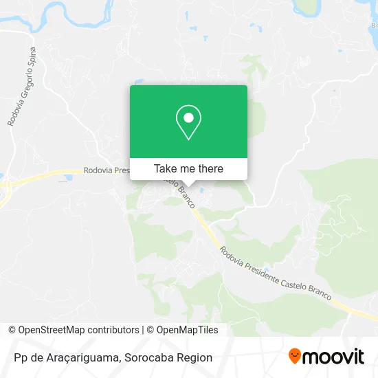 Pp de Araçariguama map