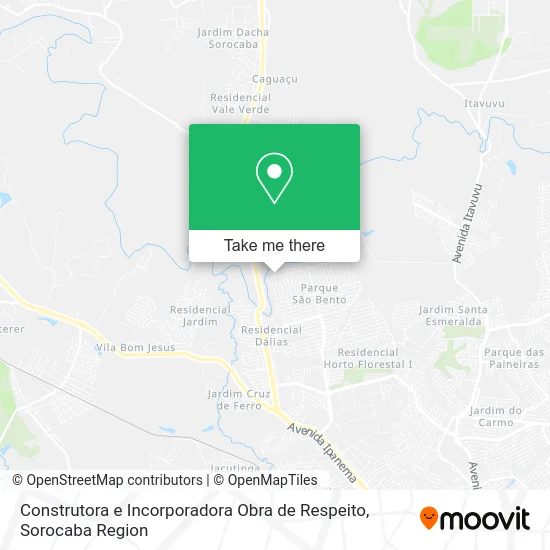Construtora e Incorporadora Obra de Respeito map