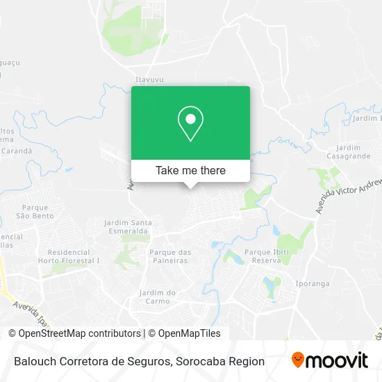 Balouch Corretora de Seguros map