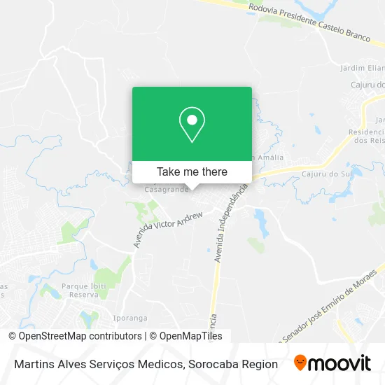 Martins Alves Serviços Medicos map