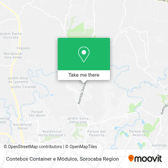 Contebox Container e Módulos map