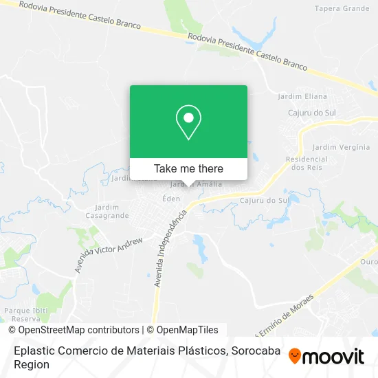 Eplastic Comercio de Materiais Plásticos map