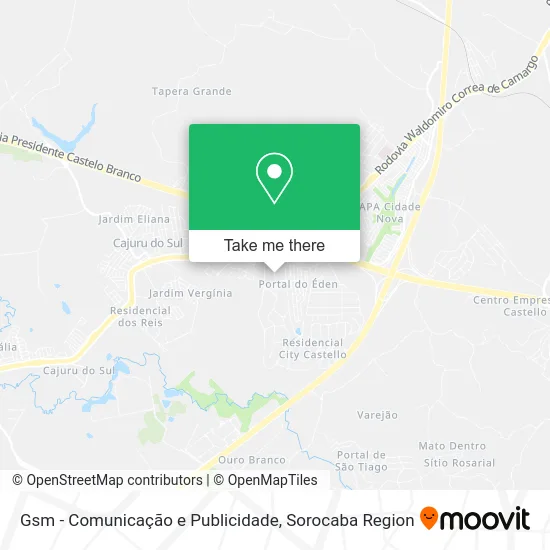 Gsm - Comunicação e Publicidade map