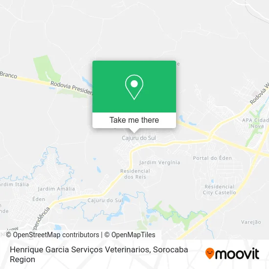 Henrique Garcia Serviços Veterinarios map