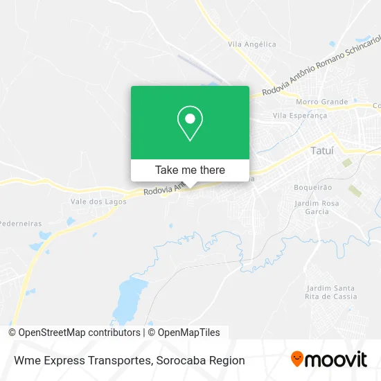 Wme Express Transportes map