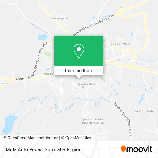 Mula Auto Pecas map